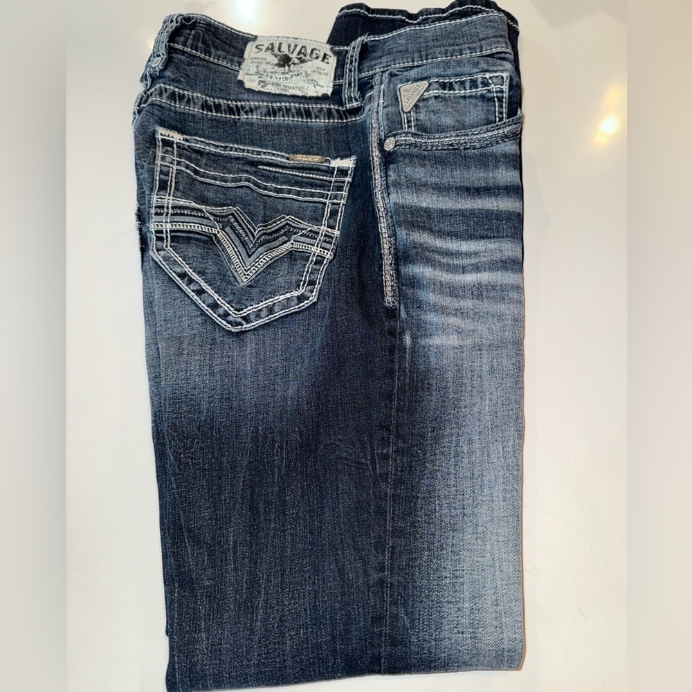 Salvage Dark Blue Men's Jeans